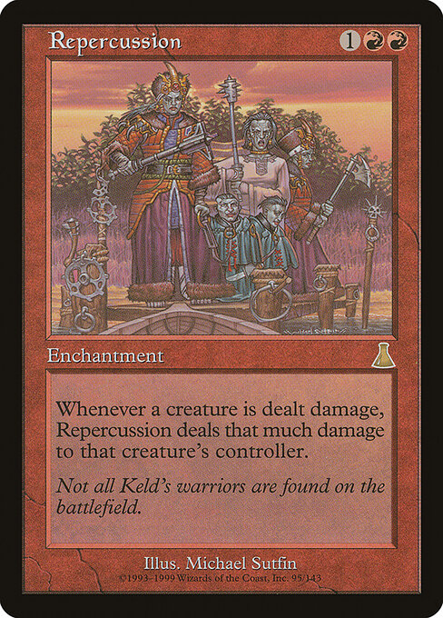 Repercussion (SLD-1065★) - Secret Lair Drop (Borderless) Foil — official product image (scryfall)
