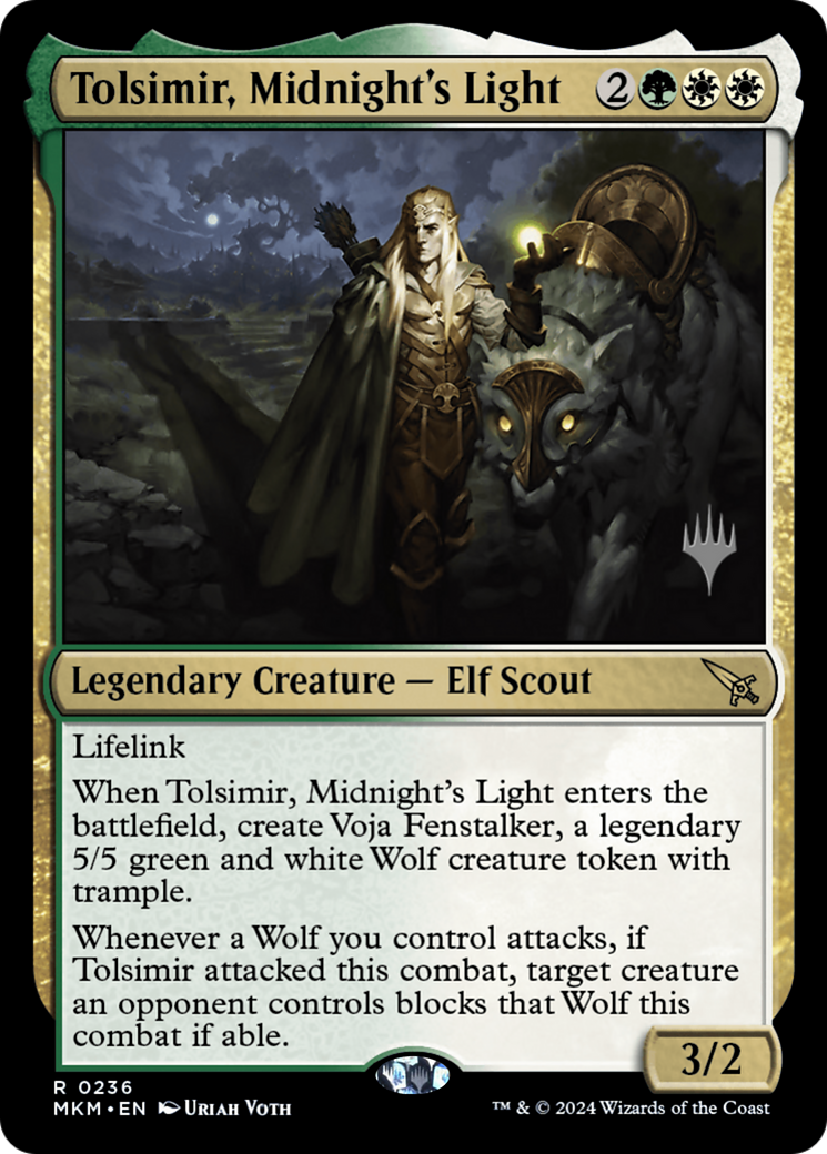 Tolsimir, Midnight's Light (PPMKM-236P) - Murders at Karlov Manor Promos