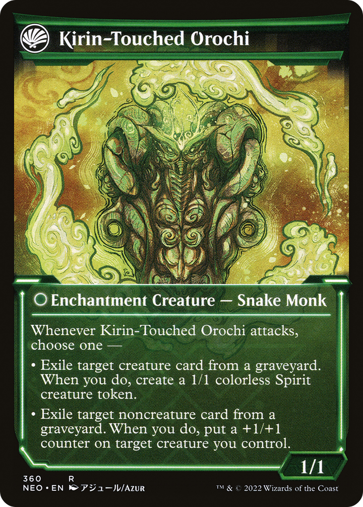 Teachings of the Kirin (Showcase) (NEO-360) - Kamigawa: Neon Dynasty: (Showcase, fandfc) Foil