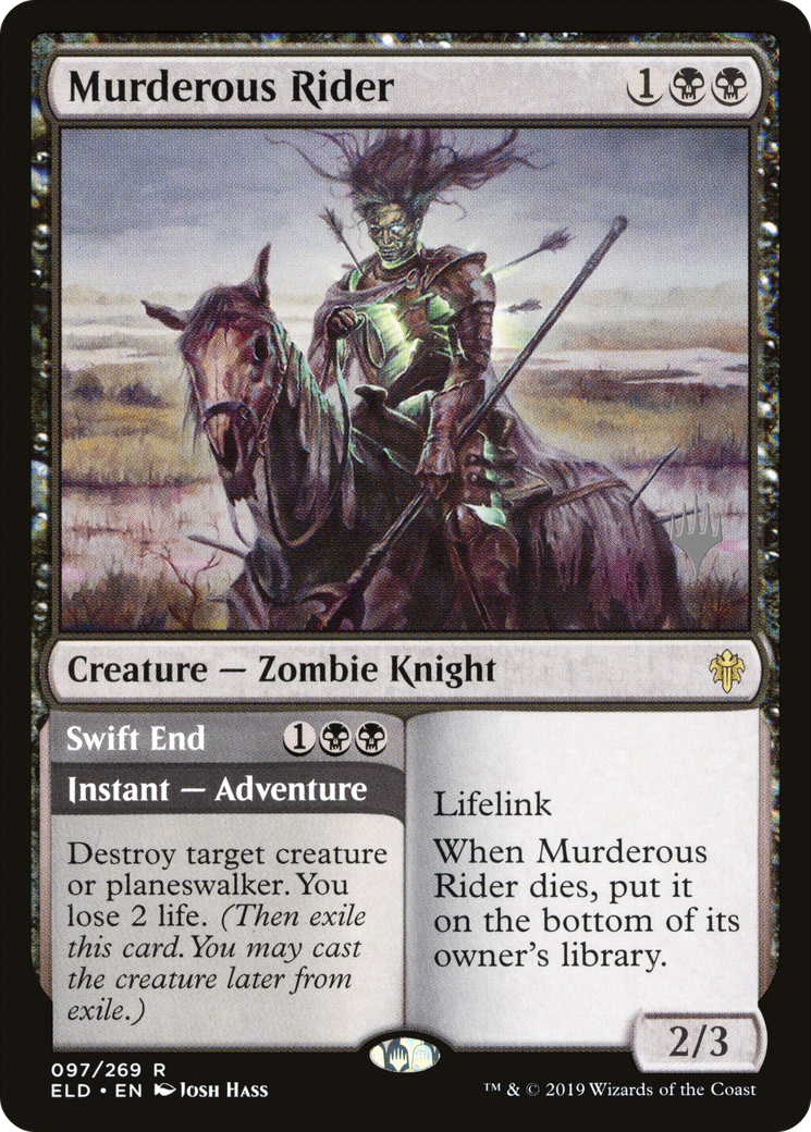 Murderous Rider (PPELD-97P) - Throne of Eldraine Promos Foil