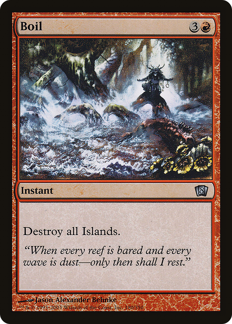 Boil (8ED-180★) - Eighth Edition Foil