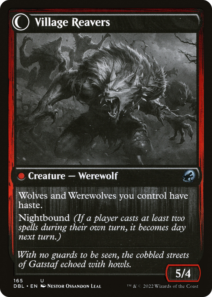 Village Watch (DBL-165) - Innistrad: Double Feature: (Double Faced Transform) Foil