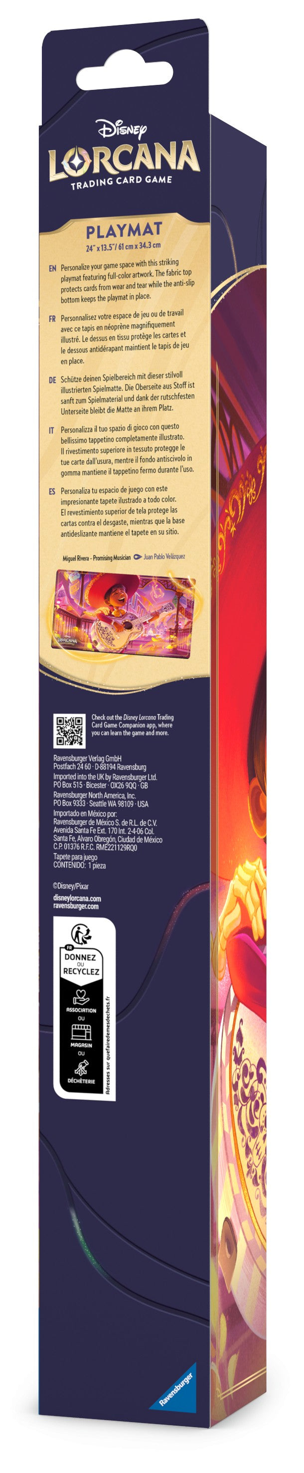 Disney Lorcana - Hyperia City Miguel Rivera Playmat