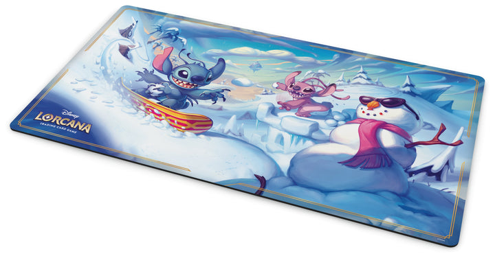 Disney Lorcana - Hyperia City Snowboarding Stitch Playmat