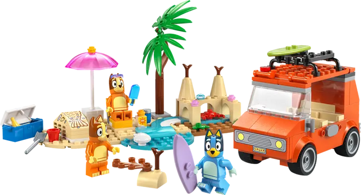 LEGO Bluey: Bluey's Beach & Family Car Trip - 11202