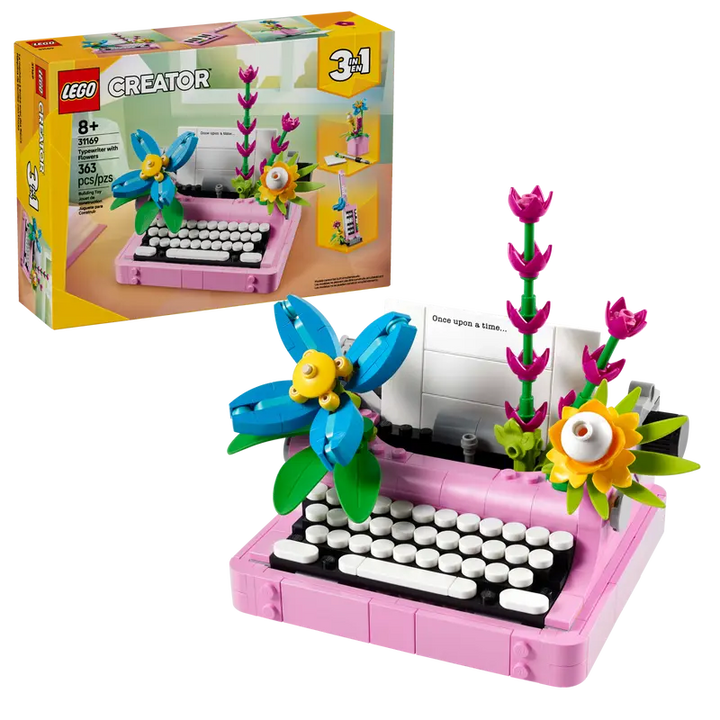 LEGO Creator 3 in 1 Typewriter with Flowers - 31169