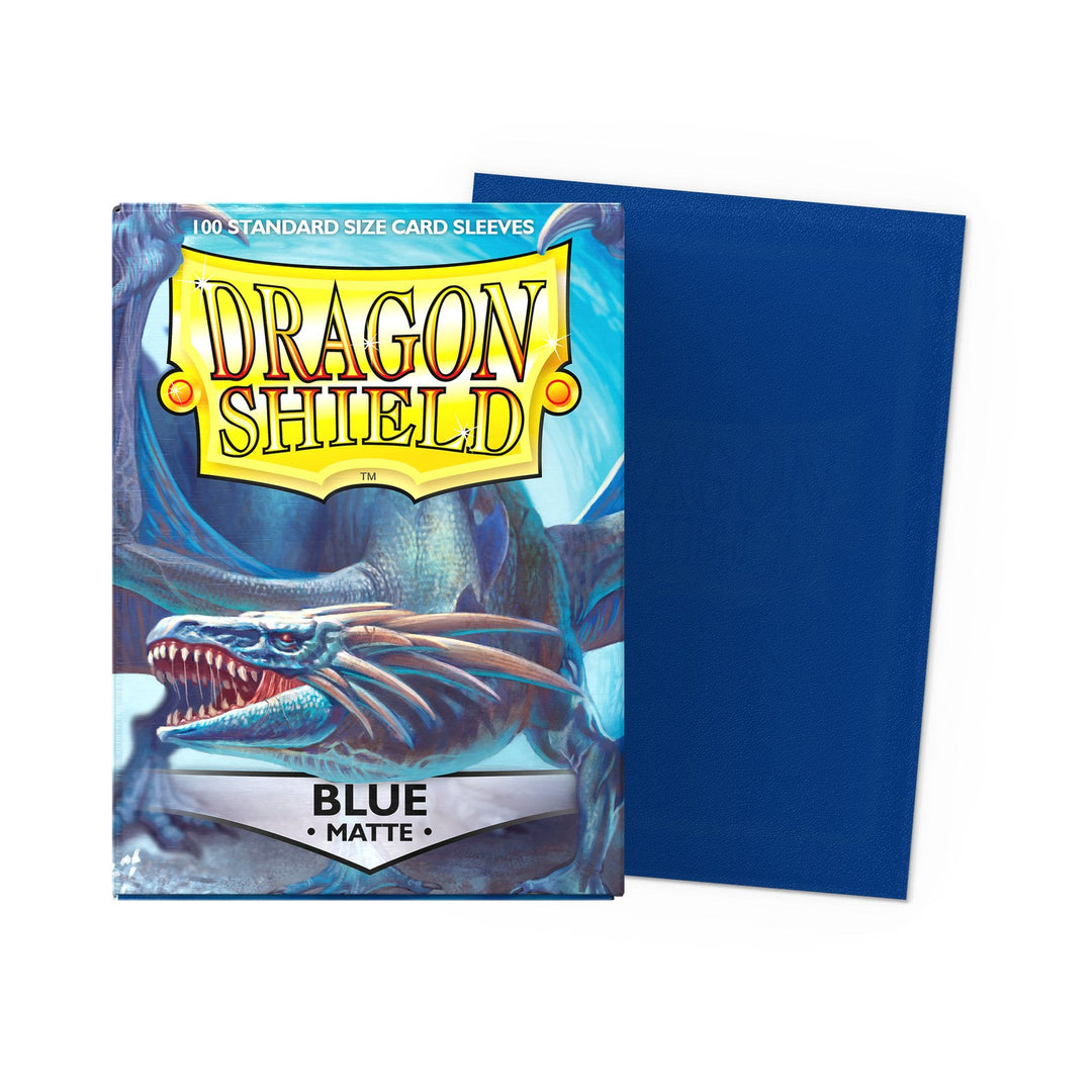 Dragon Shield 100ct Box Matte Blue — official packshot