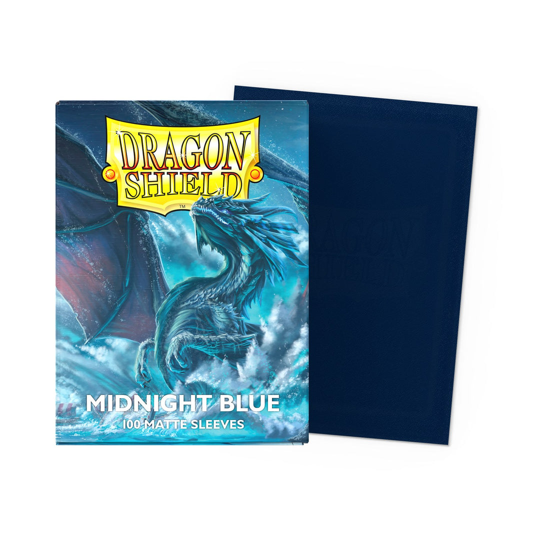 Dragon Shield 100ct Box Matte Midnight Blue — official packshot