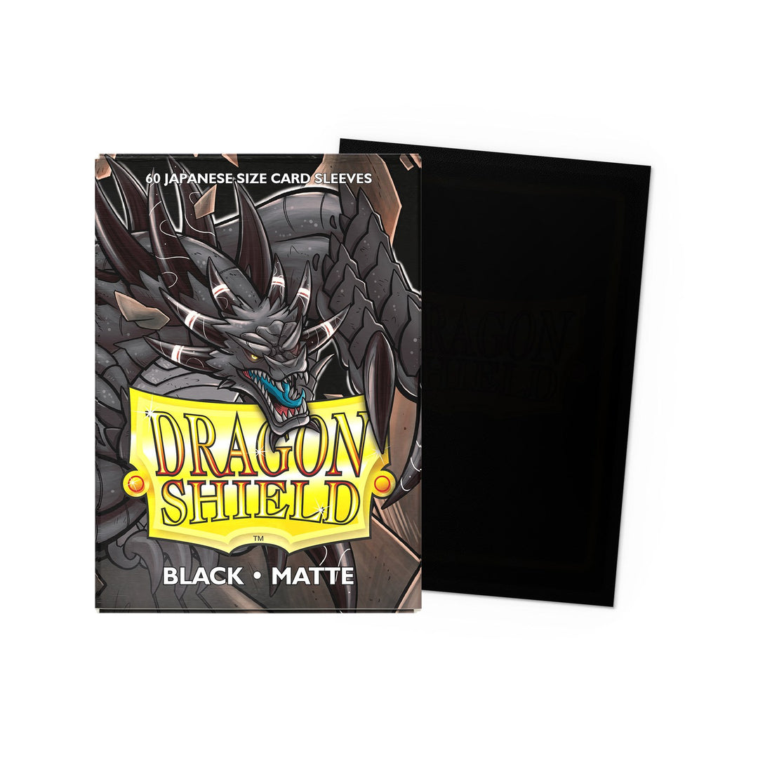 Dragon Shield Sleeves: Standard Matte - Black 100CT — official publisher extra