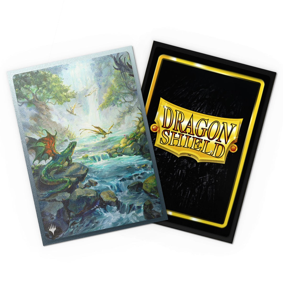 Dragon Shield Sleeves: Landfall Series: Misty Rainforest Matte Dual — official manufacturer extra