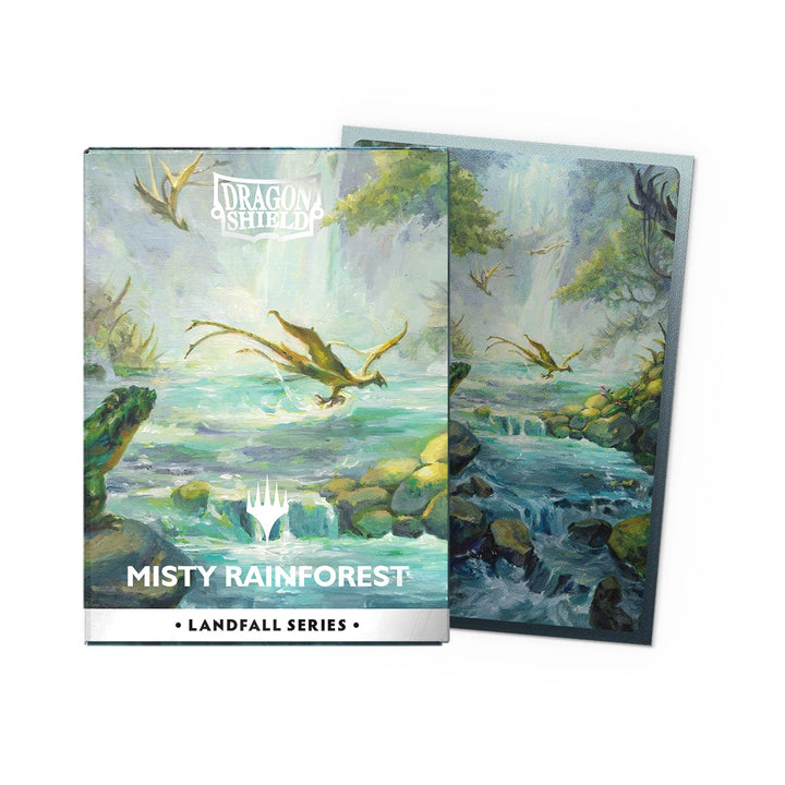 Dragon Shield Sleeves: Landfall Series: Misty Rainforest Matte Dual — official packshot