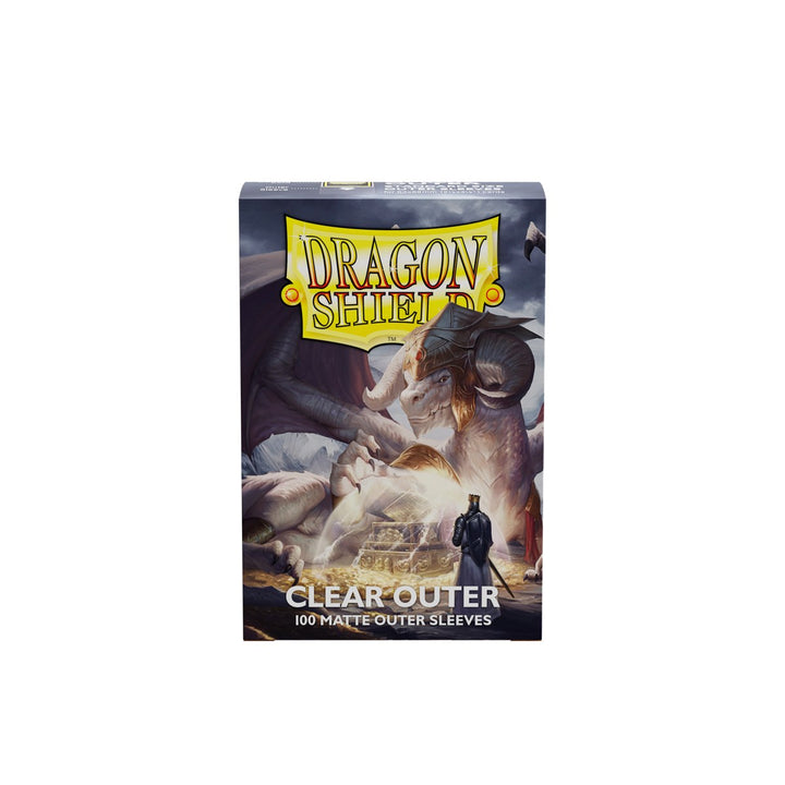 Dragon Shield Sleeves: Outer Sleeves Standard Matte - Clear 100CT — official packshot