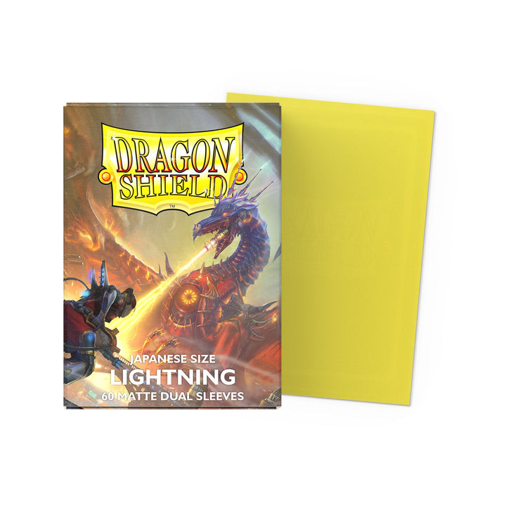 Dragon Shield Sleeves: Standard Matte Dual - Lightning 100CT — official publisher extra