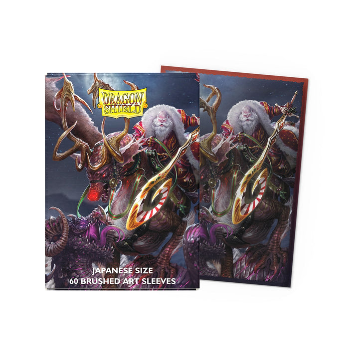 Dragon Shield Sleeves: Standard Brushed Art - Christmas Dragon 2022 100CT — official publisher extra