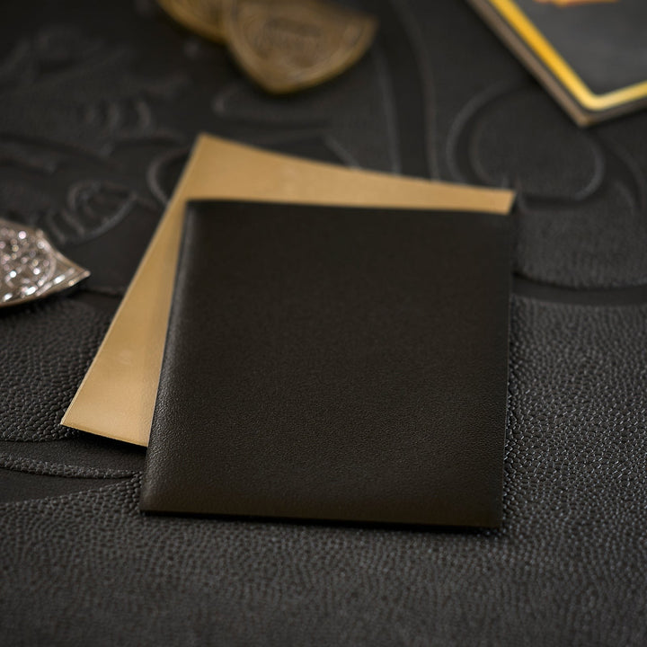 Dragon Shield Sleeves: Black & Gold - Matte Dual Sleeves — official publisher extra