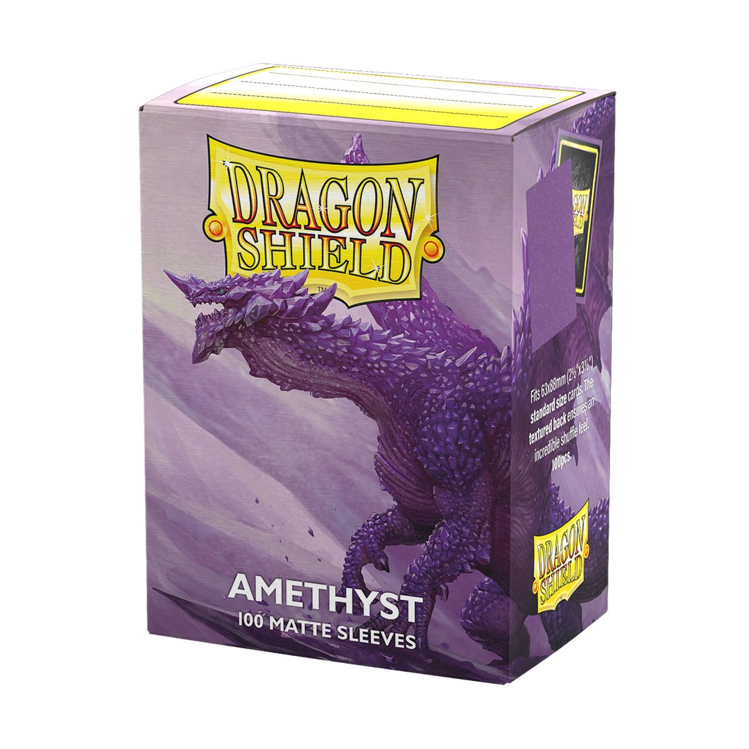 Dragon Shield Sleeves: Standard Matte - Amethyst 100CT — official publisher extra