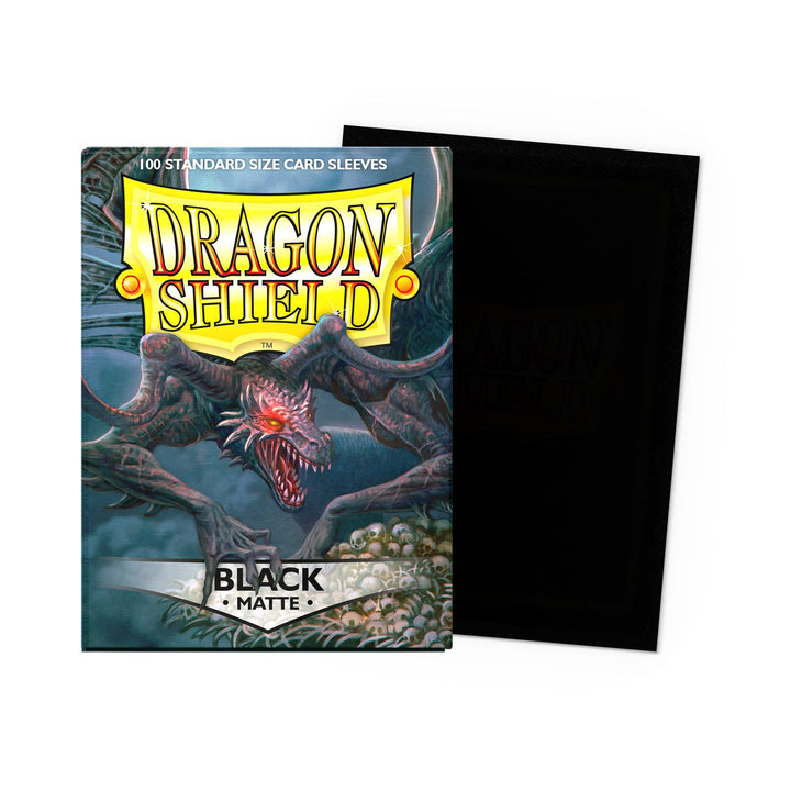 Dragon Shield Sleeves: Standard Matte - Black 100CT — official packshot