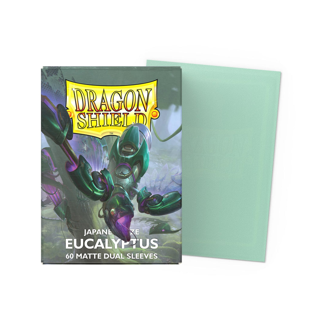 Dragon Shield Sleeves: Standard Matte Dual - Eucalyptus 100CT — official publisher extra