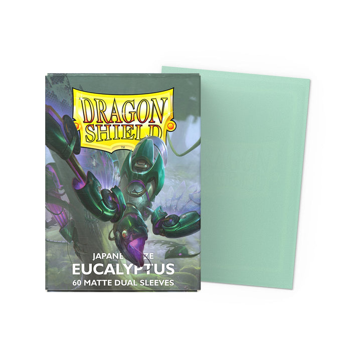 Dragon Shield Sleeves: Standard Matte Dual - Eucalyptus 100CT — official publisher extra