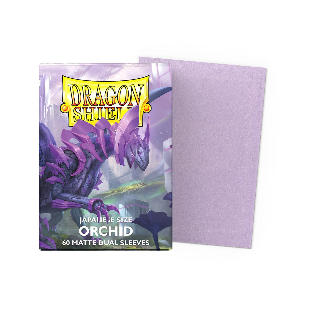 Dragon Shield Sleeves: Standard Matte Dual - Orchid 100CT — official publisher extra