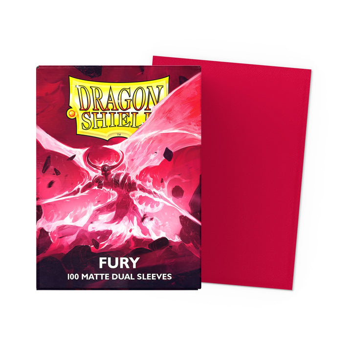 Dragon Shield Sleeves: Standard Matte Dual - Fury 100CT — official packshot