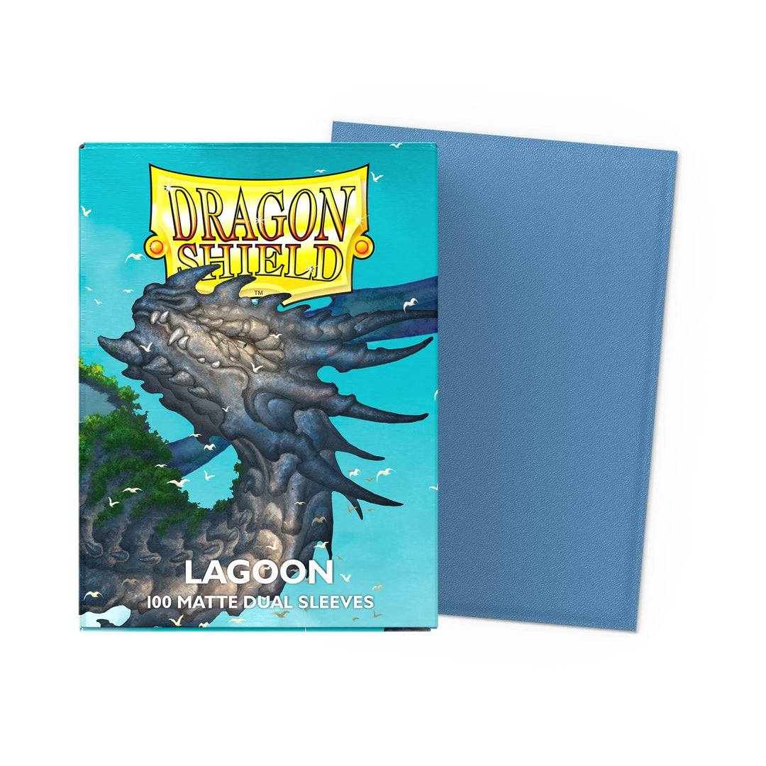 Dragon Shield Sleeves: Standard Matte Dual - Lagoon 100CT — official packshot