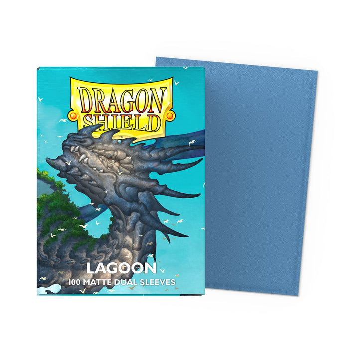 Dragon Shield Sleeves: Standard Matte Dual - Lagoon 100CT — official packshot