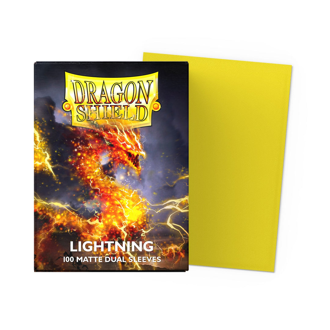 Dragon Shield Sleeves: Standard Matte Dual - Lightning 100CT — official packshot