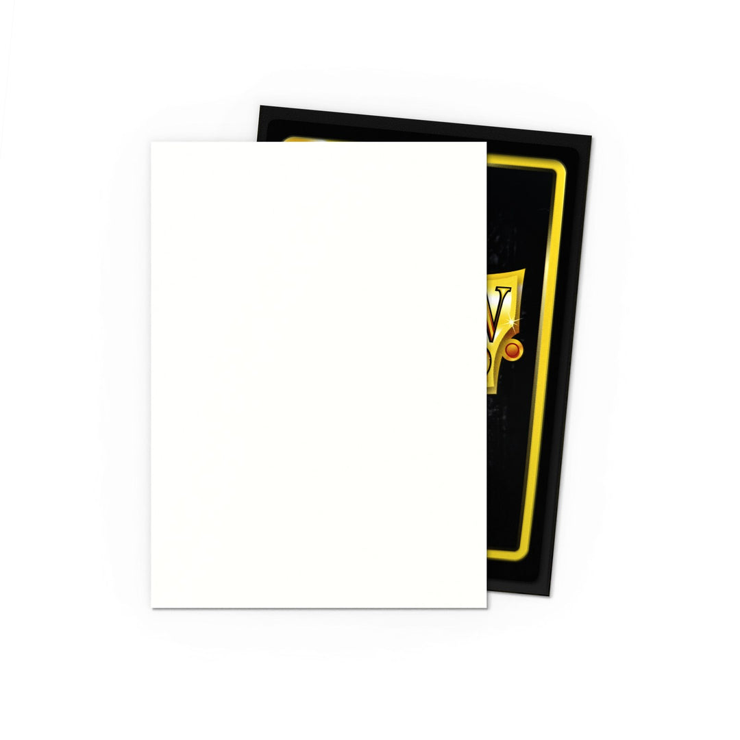 Dragon Shield Sleeves: Standard Matte Dual - Snow 100CT — official publisher extra