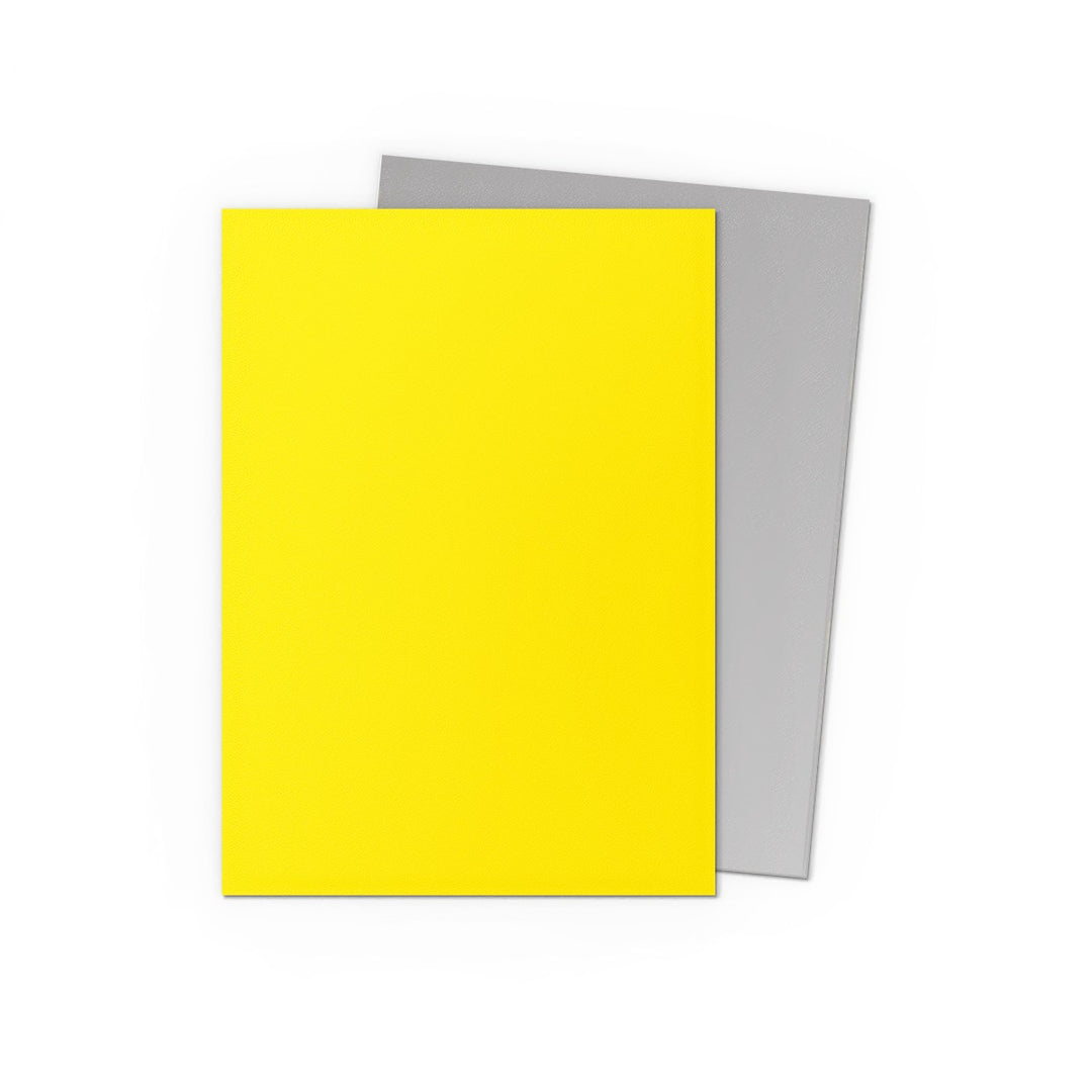 Dragon Shield Sleeves: Standard Matte Dual - Yellow & Silver 100CT — official publisher extra