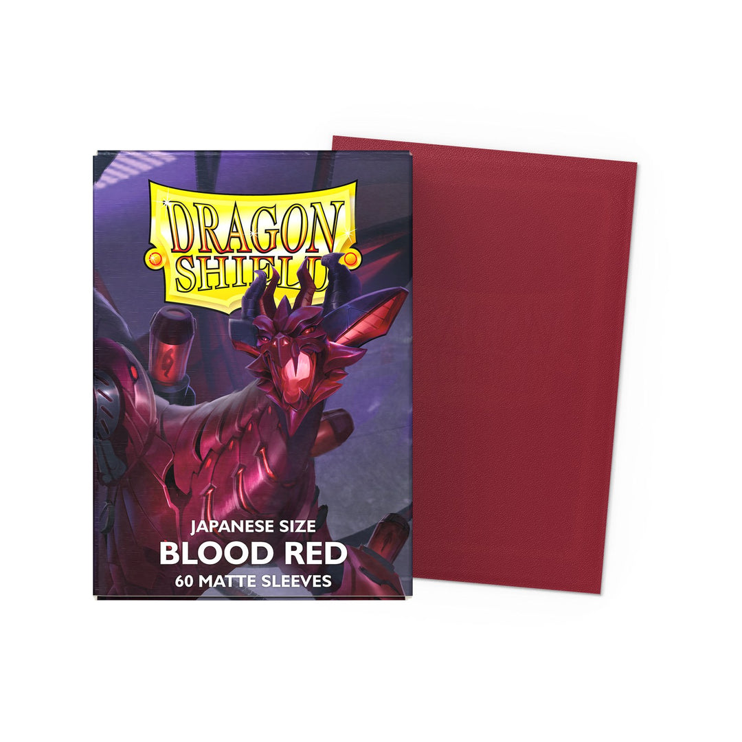 Dragon Shield Sleeves: Standard Matte - Blood Red 100CT — official publisher extra