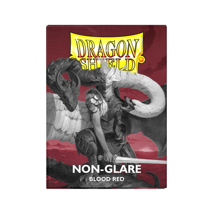 Dragon Shield Sleeves: Standard Matte - Blood Red 100CT — official publisher extra
