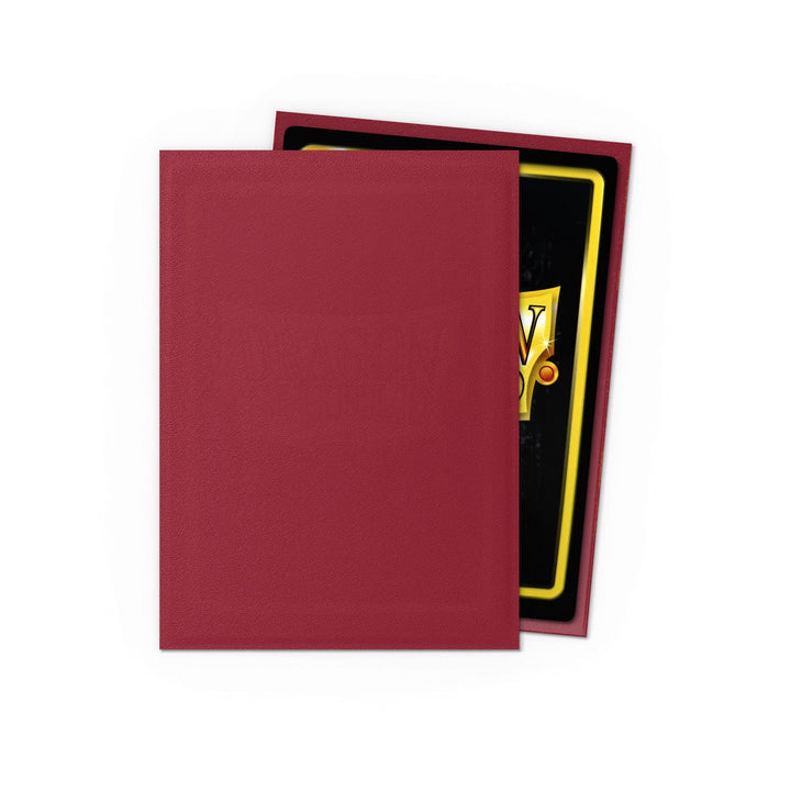 Dragon Shield Sleeves: Standard Matte - Blood Red 100CT — official publisher extra