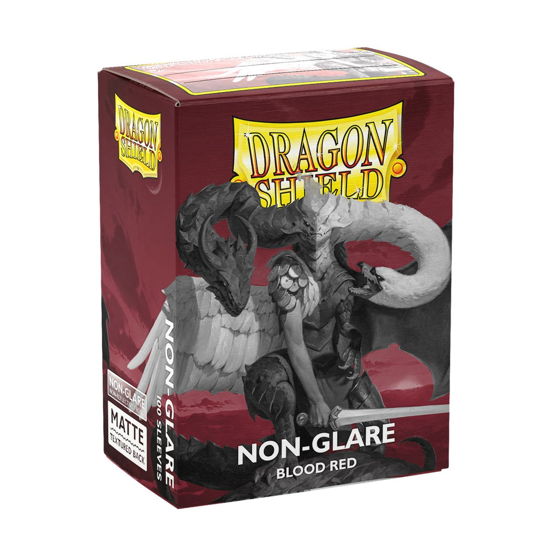 Dragon Shield Sleeves: Standard Matte - Blood Red 100CT — official publisher extra