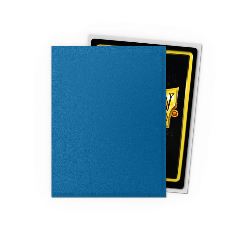Dragon Shield Sleeves: Standard Matte Dual - Cobalt Silver 100CT — official publisher extra