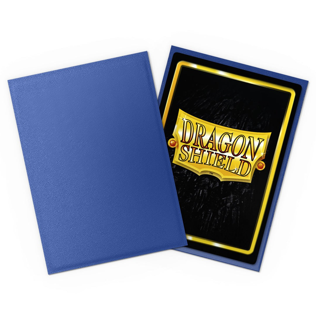 Dragon Shield Sleeves: Standard Matte Non-Glare - Blue 100CT — official manufacturer extra