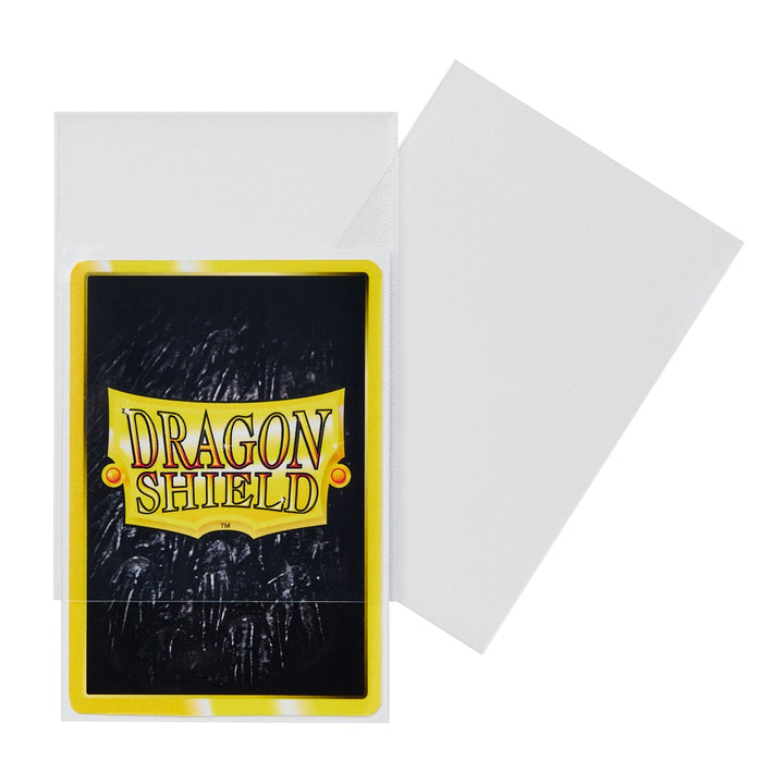 Dragon Shield Sleeves: Outer Sleeves Standard Matte - Clear 100CT — official publisher extra