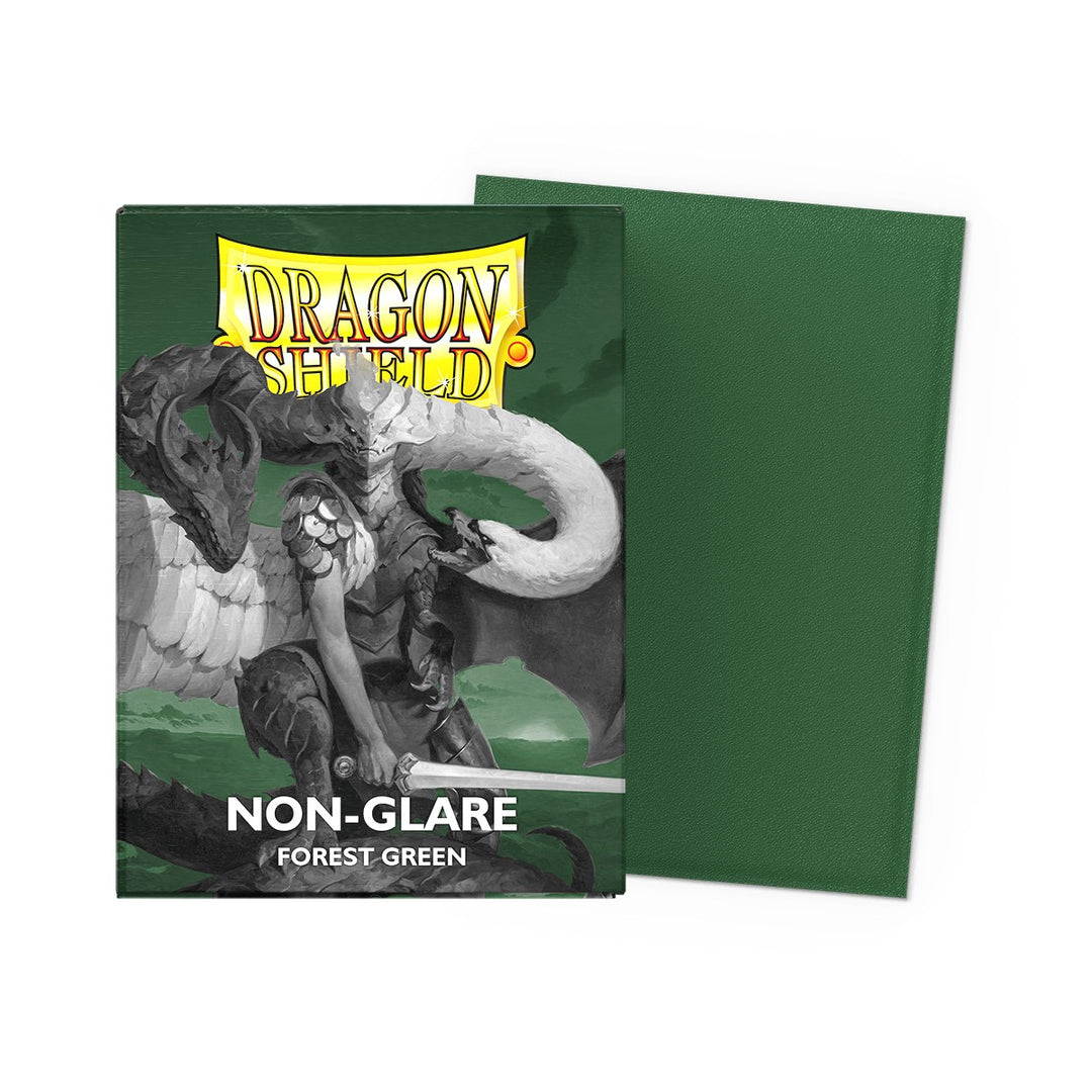 Dragon Shield Sleeves: Standard Matte Non-Glare - Forest Green 100CT — official packshot