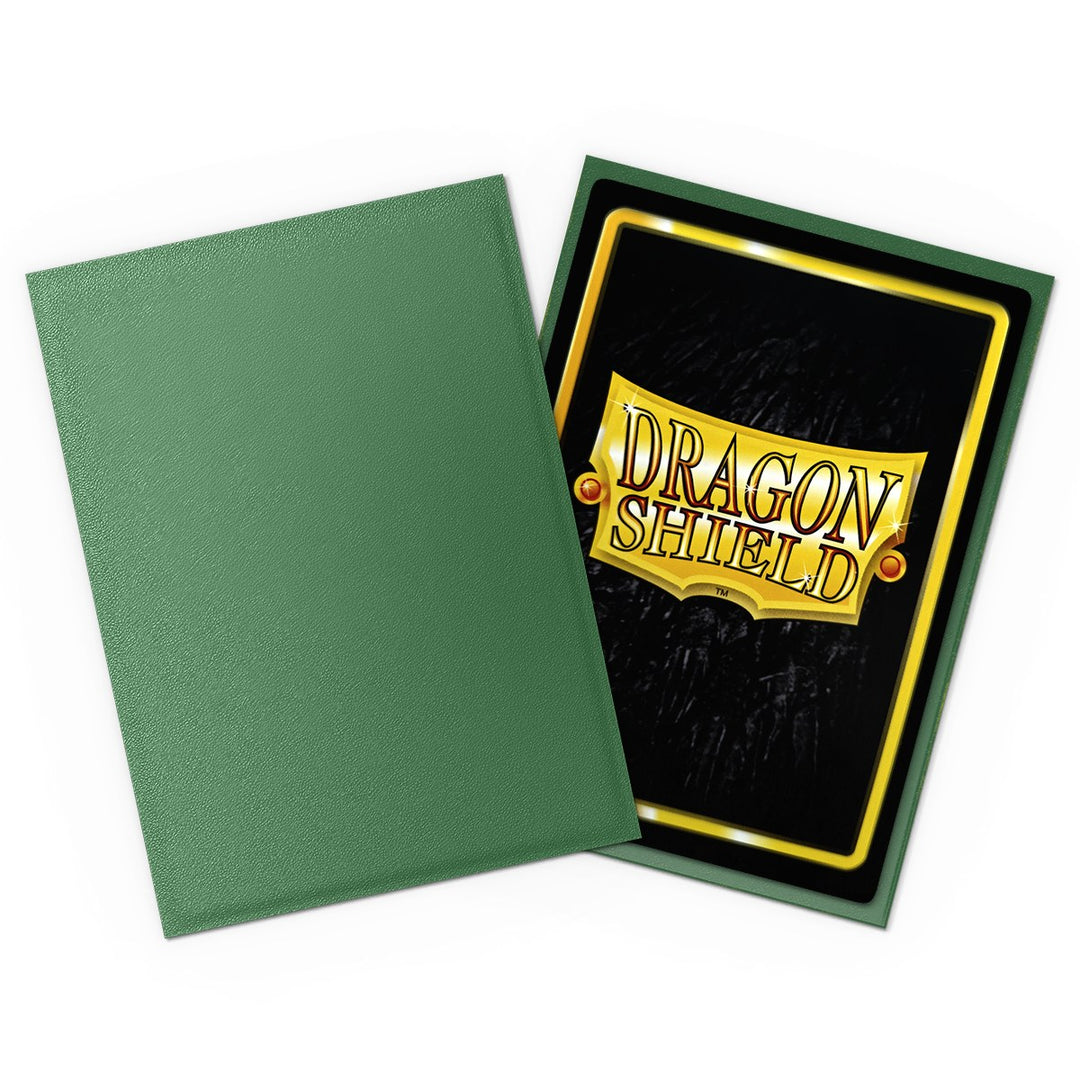 Dragon Shield Sleeves: Standard Matte Non-Glare - Forest Green 100CT — official publisher extra