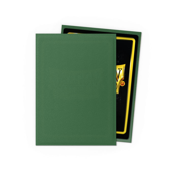Dragon Shield Sleeves: Standard Matte Non-Glare - Forest Green 100CT — official publisher extra