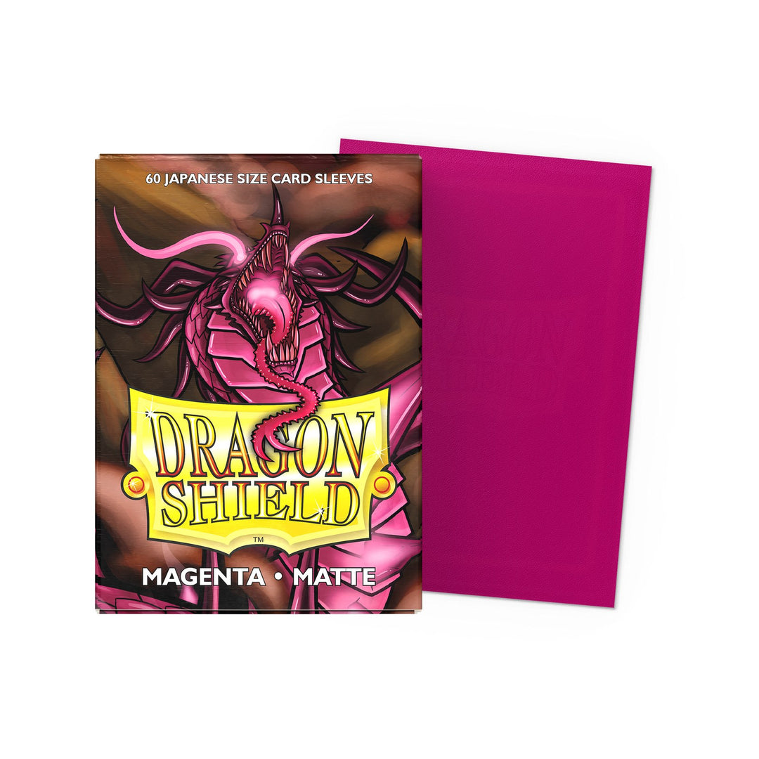 Dragon Shield Sleeves: Standard Matte - Magenta 100CT — official publisher extra