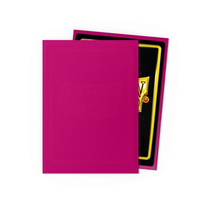 Dragon Shield Sleeves: Standard Matte - Magenta 100CT — official publisher extra
