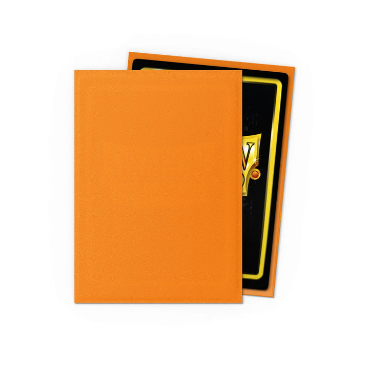 Dragon Shield Sleeves: Standard Matte - Orange 100CT — official publisher extra
