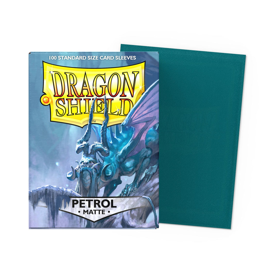 Dragon Shield Sleeves: Standard Matte - Petrol 100CT — official packshot