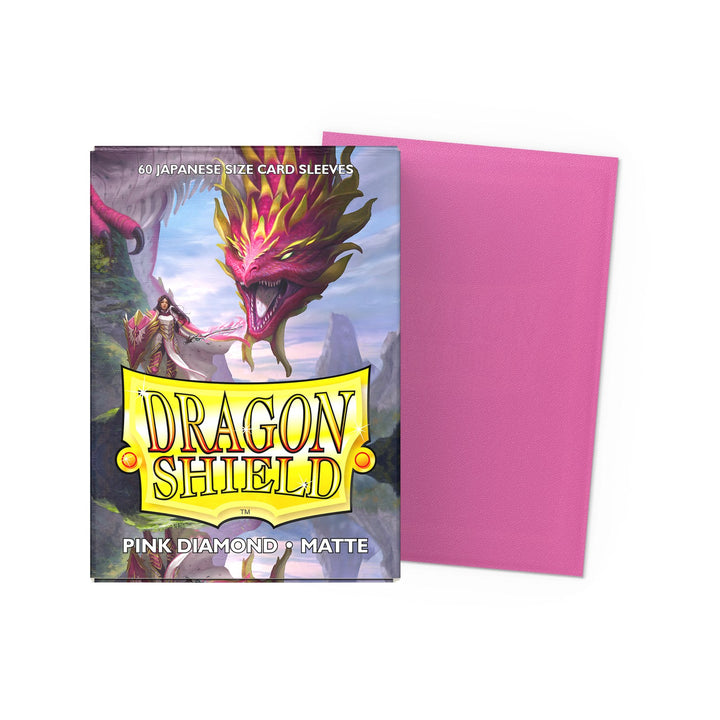 Dragon Shield Sleeves: Standard Matte - Pink Diamond 100CT — official manufacturer extra