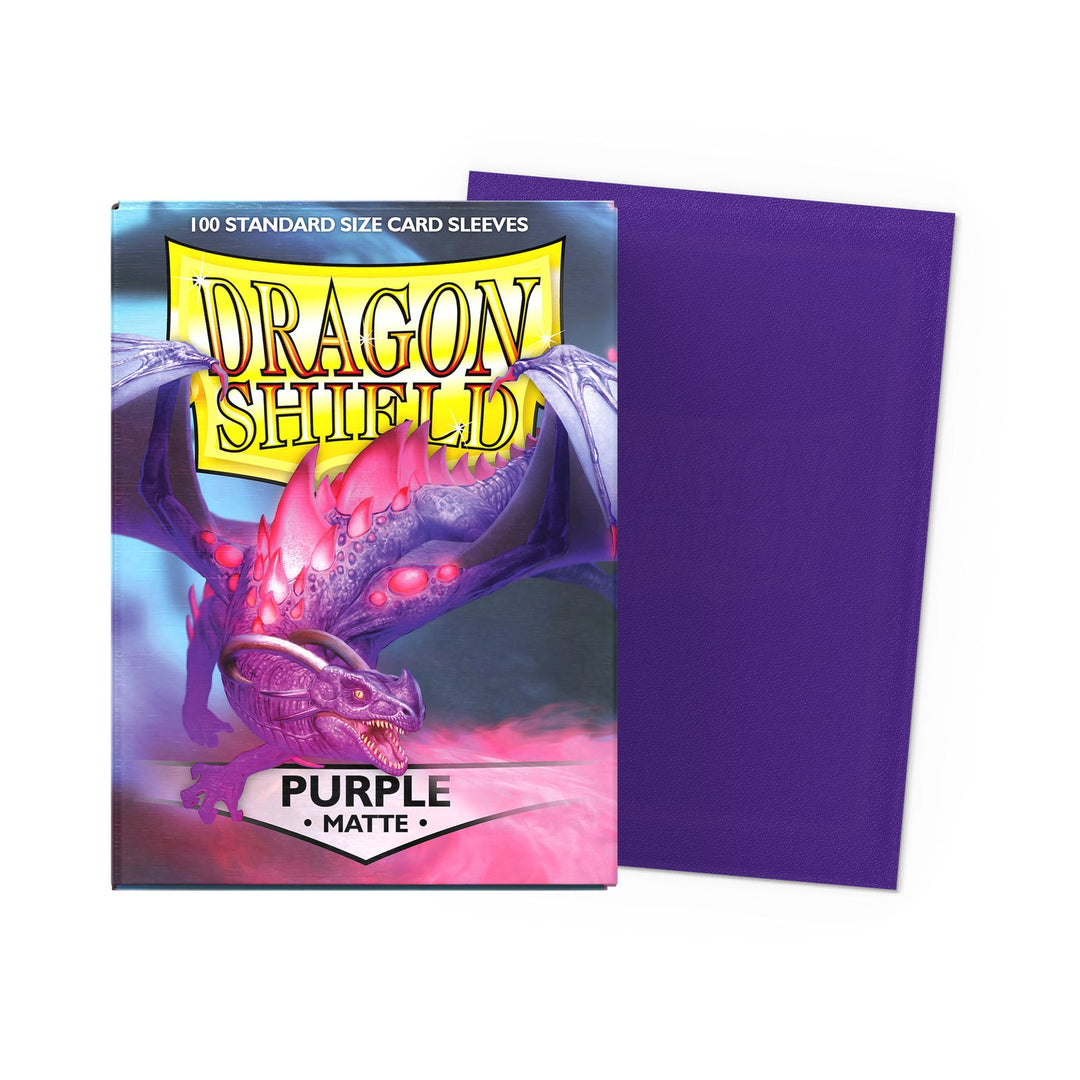 Dragon Shield Sleeves: Standard Matte - Purple 100CT — official packshot