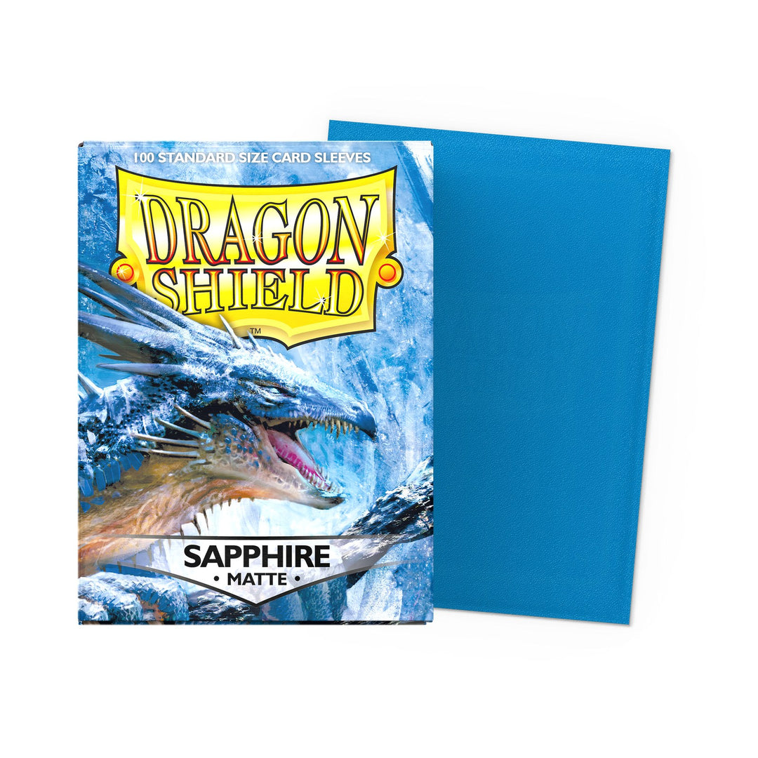 Dragon Shield Sleeves: Standard Matte - Sapphire 100CT — official packshot