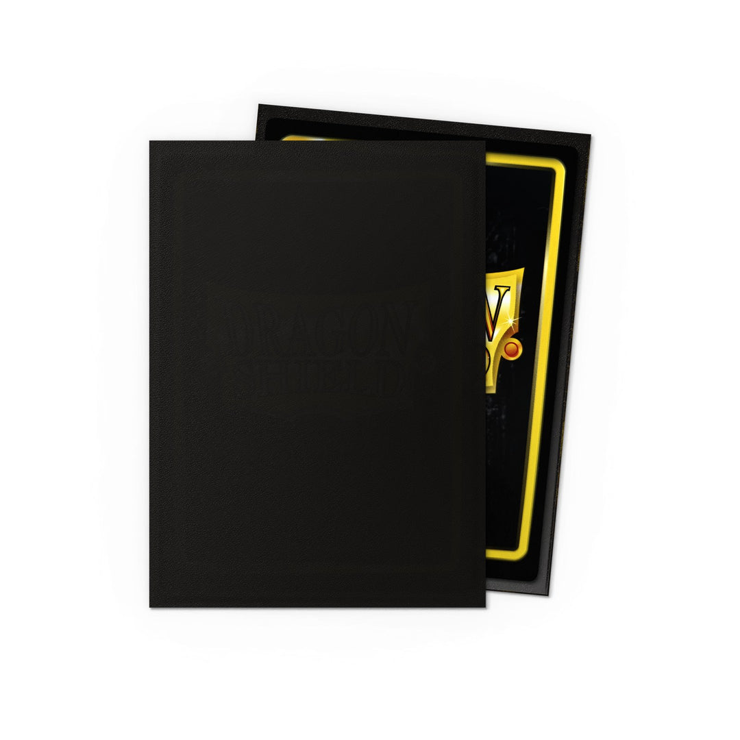 Dragon Shield Sleeves: Standard Matte - Jet 100CT — official publisher extra