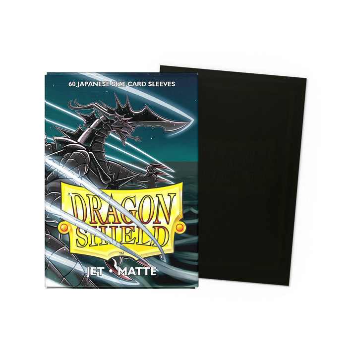 Dragon Shield Sleeves: Standard Matte - Jet 100CT — official publisher extra