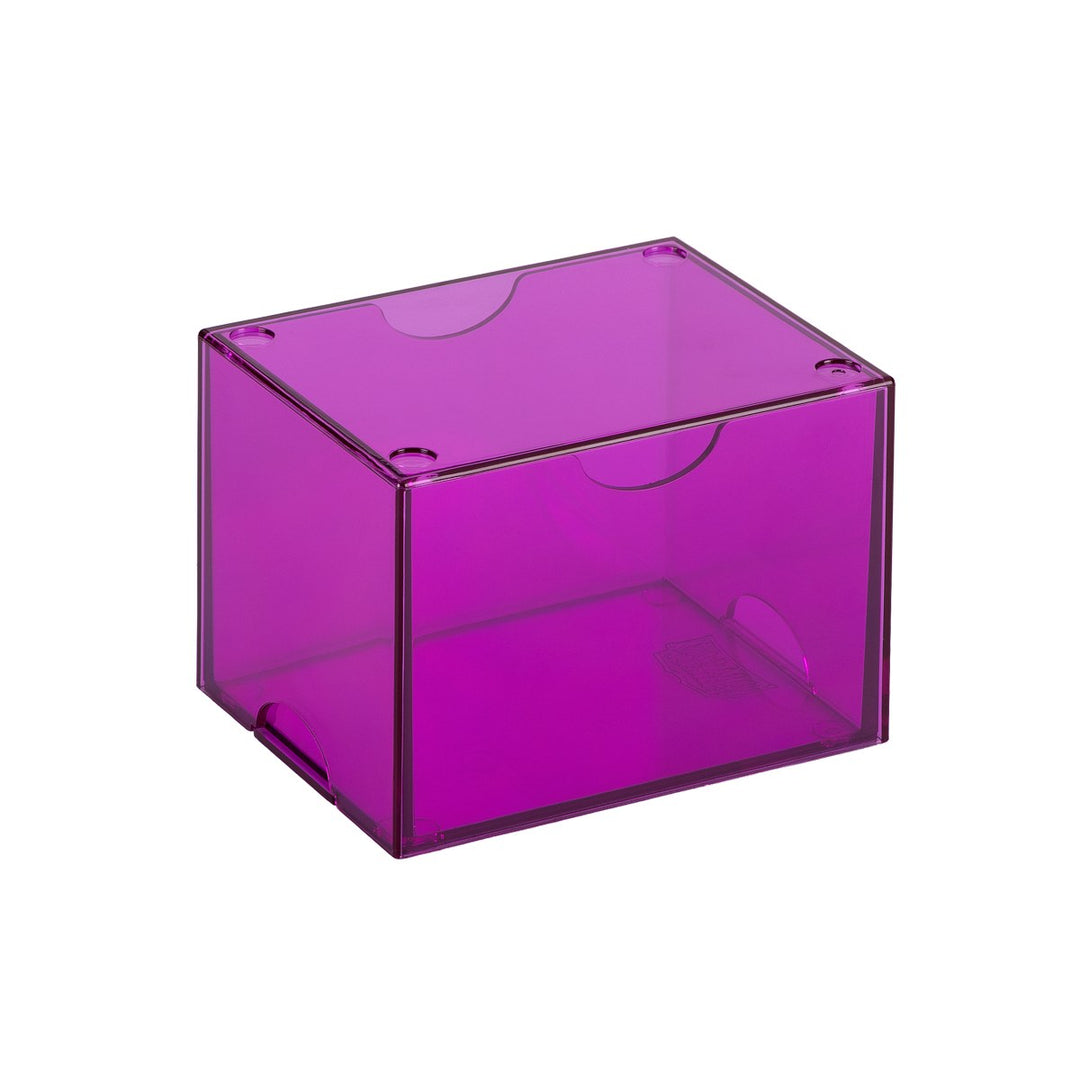 Dragon Shield Strongbox: 100+ Card Deck Box - Clear Purple — official manufacturer extra
